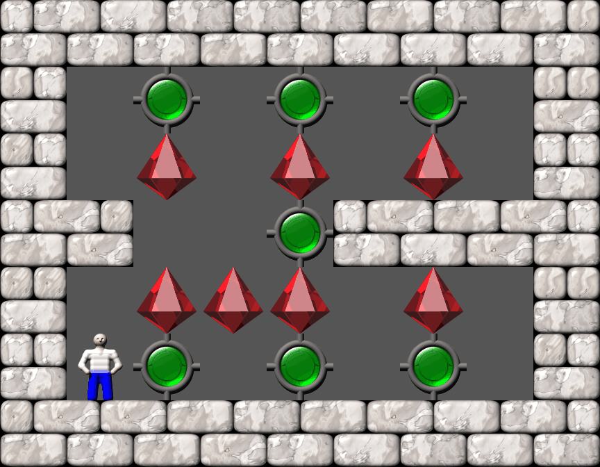 Sokoban Monster Sokoban level 43